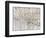 Map of Edo-null-Framed Giclee Print