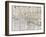 Map of Edo-null-Framed Giclee Print