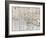 Map of Edo-null-Framed Giclee Print