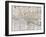 Map of Edo-null-Framed Giclee Print