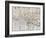 Map of Edo-null-Framed Giclee Print