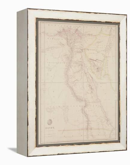 Map of Egypt, 1832-John Arrowsmith-Framed Premier Image Canvas