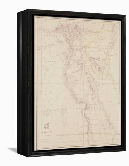 Map of Egypt, 1832-John Arrowsmith-Framed Premier Image Canvas