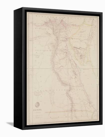 Map of Egypt, 1832-John Arrowsmith-Framed Premier Image Canvas