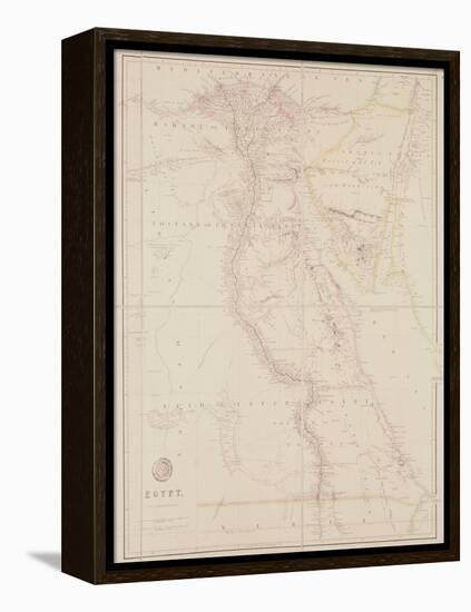 Map of Egypt, 1832-John Arrowsmith-Framed Premier Image Canvas