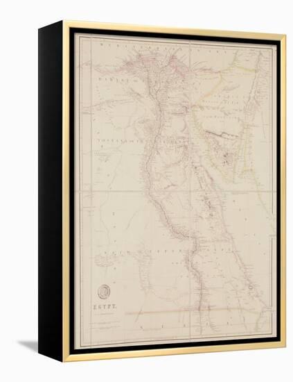 Map of Egypt, 1832-John Arrowsmith-Framed Premier Image Canvas