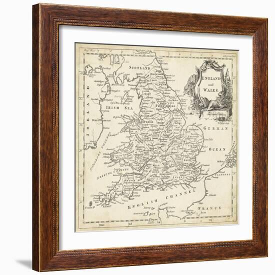 Map of England and Wales-T. Jeffreys-Framed Art Print