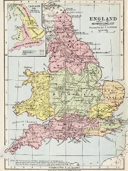 Map of England before the Norman Conquest' Giclee Print
