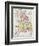 Map of England before the Norman Conquest-null-Framed Giclee Print