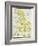 Map of England under the Romans-null-Framed Giclee Print