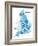 Map Of England-Vlada13-Framed Art Print