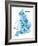 Map Of England-Vlada13-Framed Art Print