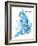 Map Of England-Vlada13-Framed Art Print