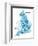 Map Of England-Vlada13-Framed Premium Giclee Print