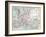 Map Of Europe, 12Th Century-null-Framed Giclee Print