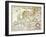 Map Of Europe, 1623-Jodocus Hondius-Framed Giclee Print