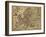 Map of Europe, 1700-Science Source-Framed Giclee Print