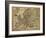 Map of Europe, 1700-Science Source-Framed Giclee Print