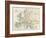 Map of Europe During the Crusades, 1000 to 1200 Ad-null-Framed Giclee Print