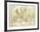 Map of Europe in 1400-null-Framed Giclee Print