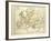 Map of Europe in 1400-null-Framed Giclee Print