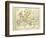 Map of Europe in 1400-null-Framed Giclee Print