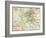 Map of Europe in 1810, During the Napoleonic Wars-null-Framed Giclee Print