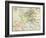 Map of Europe in 1810, During the Napoleonic Wars-null-Framed Giclee Print