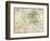Map of Europe in 1810, During the Napoleonic Wars-null-Framed Giclee Print