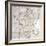 Map of France Divided into Provinces-Cesar Francois Cassini De Thury-Framed Giclee Print