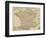 Map of France Showing the Departements-null-Framed Photographic Print