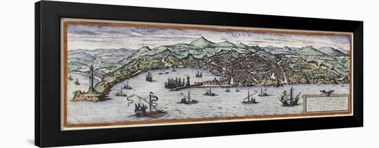 Map Of Geneva Switzerland Around 1600-Vintage Lavoie-Framed Giclee Print