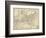 Map of Germany (Prussia) Showing the Various Nation States-null-Framed Photographic Print