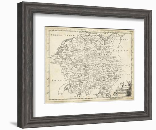 Map of Germany-T. Jeffreys-Framed Art Print