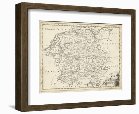 Map of Germany-T. Jeffreys-Framed Art Print