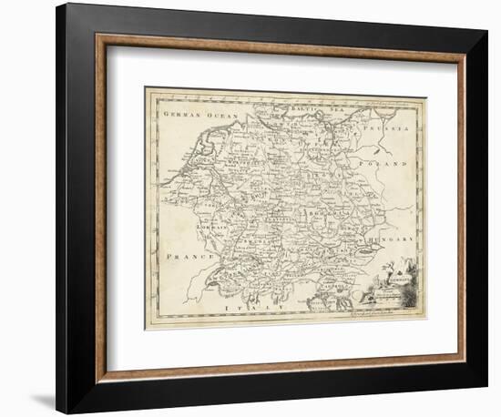 Map of Germany-T. Jeffreys-Framed Art Print