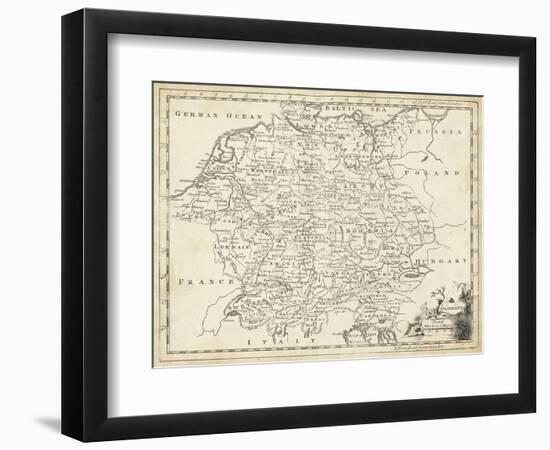 Map of Germany-T. Jeffreys-Framed Art Print