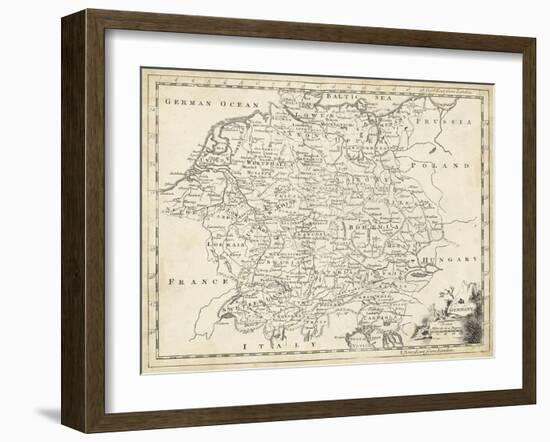 Map of Germany-T. Jeffreys-Framed Art Print