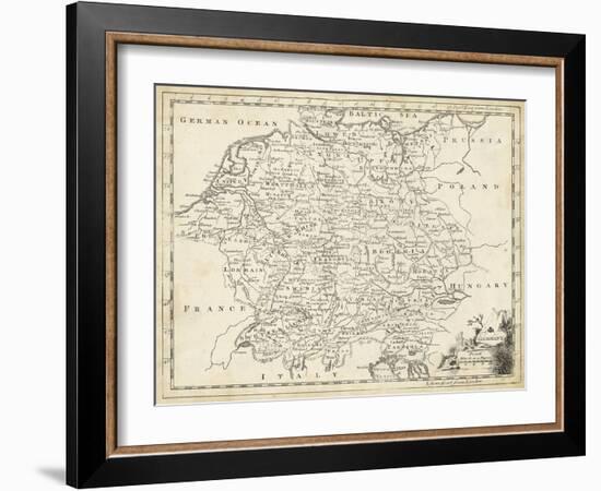 Map of Germany-T. Jeffreys-Framed Art Print