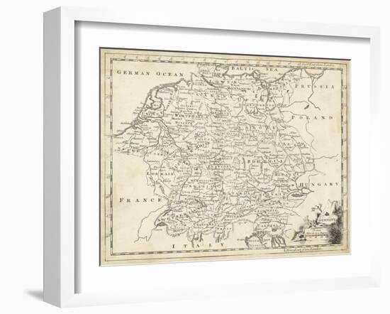 Map of Germany-T. Jeffreys-Framed Art Print