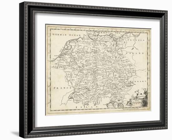 Map of Germany-T. Jeffreys-Framed Art Print