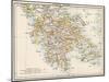 Map of Greece, 1870s-null-Mounted Giclee Print