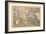 Map of Greece-Abraham Ortelius-Framed Art Print