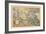 Map of Greece-Abraham Ortelius-Framed Art Print