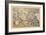 Map of Greece-Abraham Ortelius-Framed Art Print