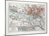 Map of Hamburg and the Surrounding Area Germany 1899-null-Mounted Giclee Print