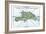 Map of Hispaniola in 1534, from Cartography of Peter Martyr and Oviedo-null-Framed Giclee Print