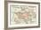 Map of Hong Kong (C. 1900), Maps-Encyclopaedia Britannica-Framed Art Print