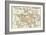 Map of Hong Kong (C. 1900), Maps-Encyclopaedia Britannica-Framed Art Print