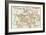 Map of Hong Kong (C. 1900), Maps-Encyclopaedia Britannica-Framed Art Print